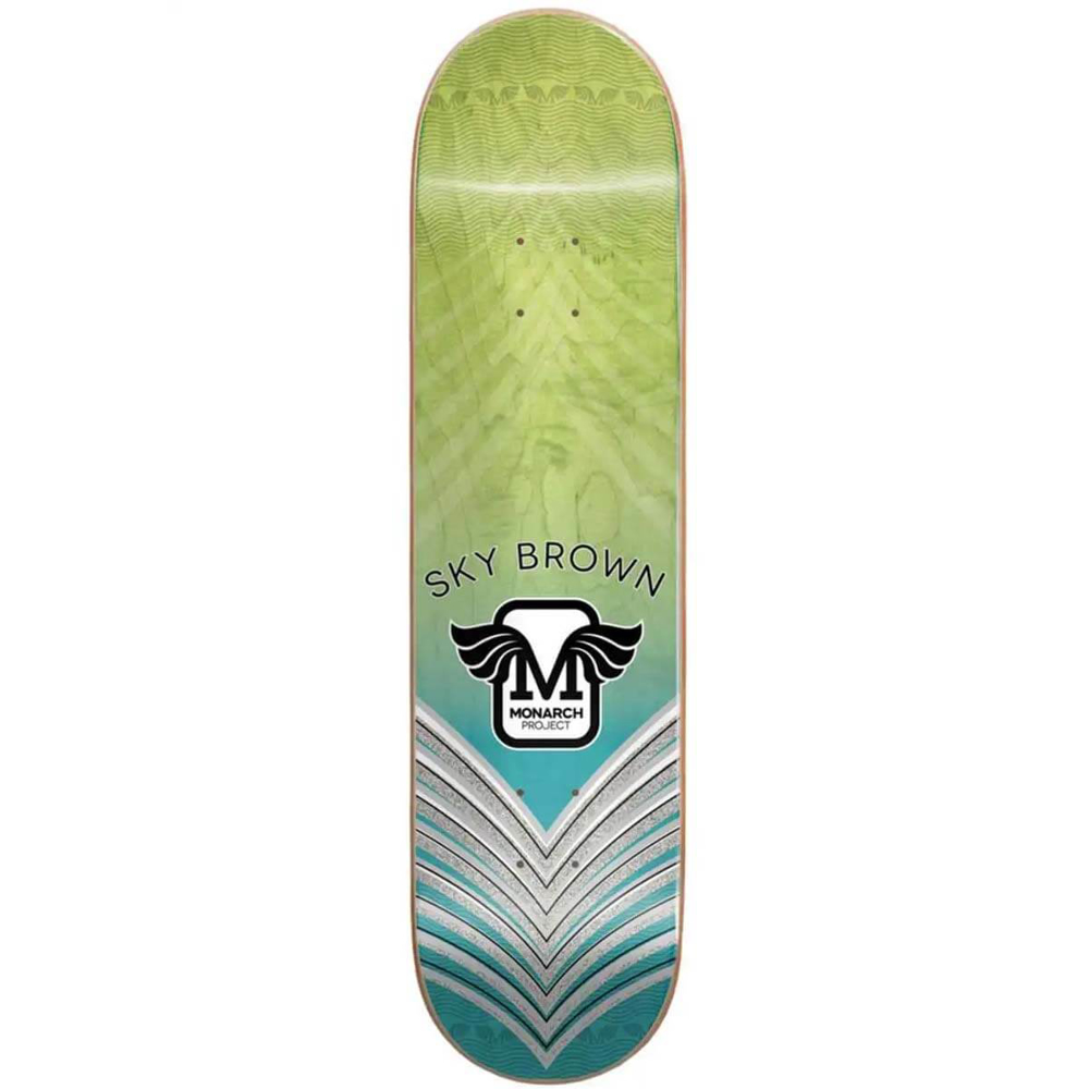 MONARCH PROJECT SKY HORUS GRADIENT R7 8.0" DECK SKY/GREEN 8.0"