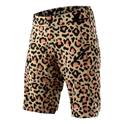 TROY LEE DESIGNS WMNS LILIUM SHORT NO LINER LEOPARD BRONZE S