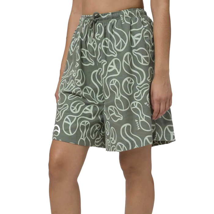 HUF GROOVY WIDE SHORTS SAGE M