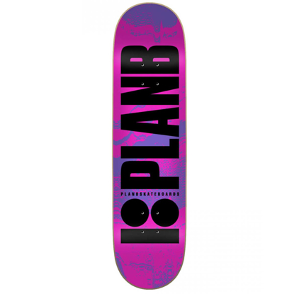 PLAN B TEAM ORIGINAL FLUOR PINK 8.125" DECK 8.125"