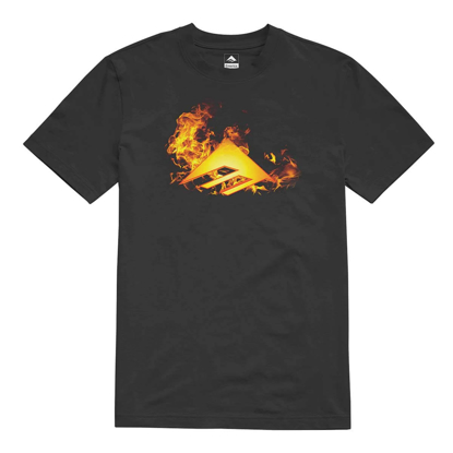 EMERICA TRIANGLE BLAZE T-SHIRT BLACK M