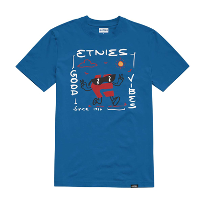 ETNIES VIBES KIDS T-SHIRT ROYAL XS