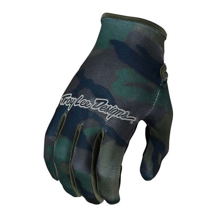 TROY LEE DESIGNS FLOWLINE GLOVE BRUSHED CAMO ARMY M