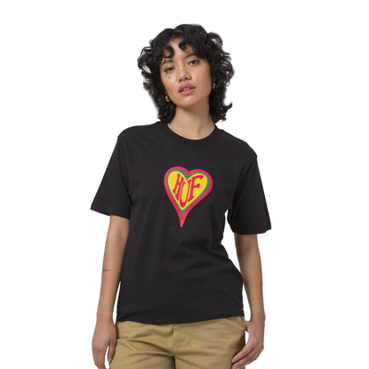 HUF LOVE RELAX T-SHIRT BLACK S