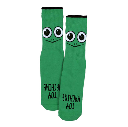 TOY MACHINE TURTLE FACE YOUTH SOCK GREEN UNI