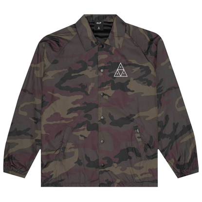 HUF ESSENTIALS TT COACHES JACKET WOODLAND S