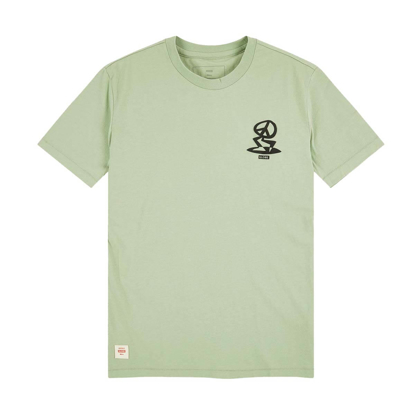 GLOBE PEACE MAN T-SHIRT HERBAL S