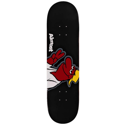 ALMOST RED HEAD 8.125" DECK BLACK 8.125"