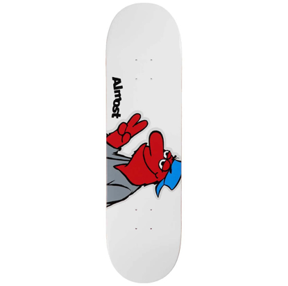 ALMOST RED HEAD 8.375" DECK WHITE 8.375"