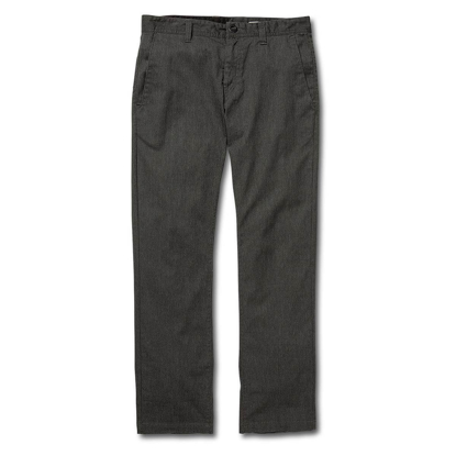 VOLCOM FRICKIN MODERN STRETCH CHINO PANTS CHARCOAL HEATHER 32X32