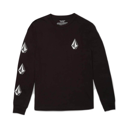 VOLCOM ICONIC STONE LONGSLEEVE BLACK L