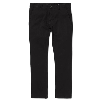 VOLCOM FRICKIN SLIM CHINO PANTS BLACK 32
