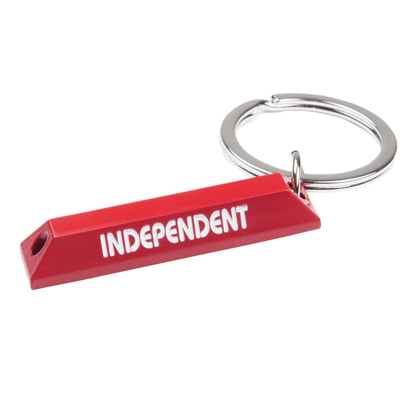 INDEPENDENT CURB KEYRING RED UNI