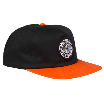 INDEPENDENT RTB REFLECT SNAPBACK HAT BLACK/ORANGE UNI