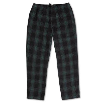 VOLCOM PSYCHSTONE ELASTIC WAIST PANTS PLAID S