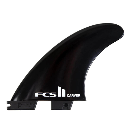 FCS FCS II CARVER TRI SHAPER FINS BLACK L