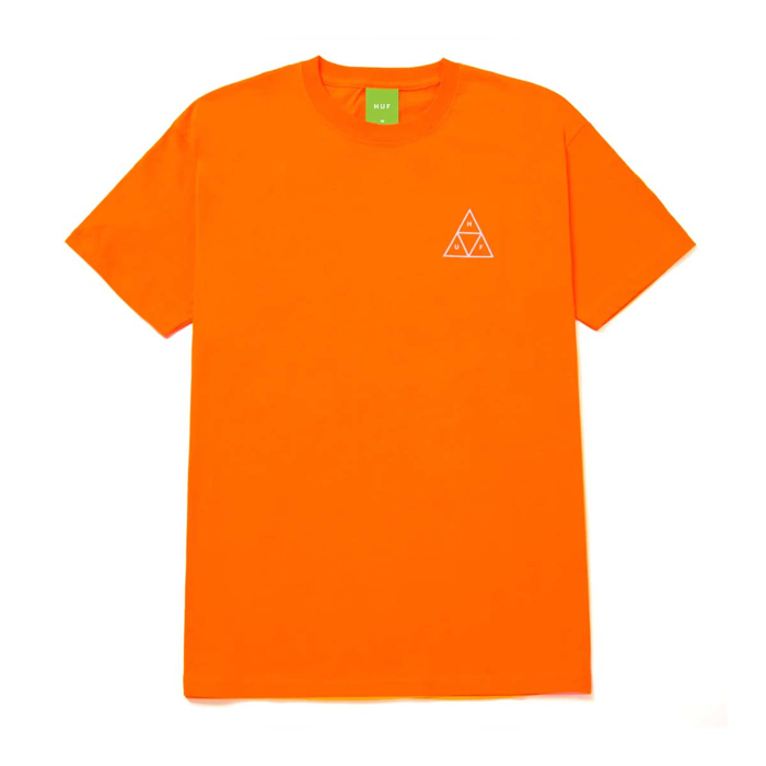 HUF ESSENTIALS TRIPLE TRIANGLE T-SHIRT SAFETY ORANGE L