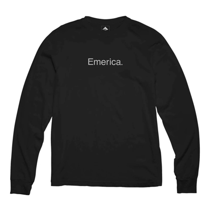 EMERICA EFF CORPORATE LONGSLEEVE BLACK XL