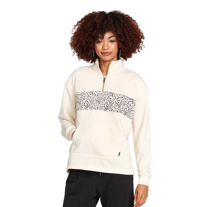 VOLCOM STONE STACKED ZIP SWEATSHIRT SAND S