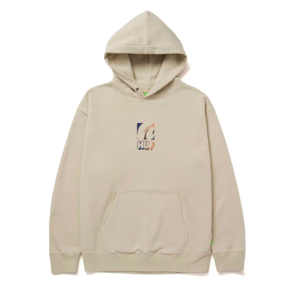 HUF H-DOG PULLOVER HOODIE SAND L