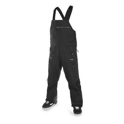 VOLCOM 3L GORE-TEX BIB OVERHAULER BLACK XL