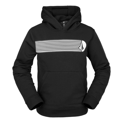 VOLCOM YOUTH RIDING PULLOVER HOODIE BLACK S