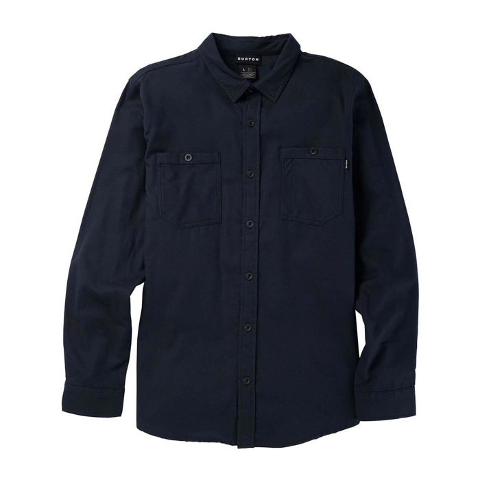 BURTON FAVORITE FLANNEL LONGSLEEVE TRUE BLACK M