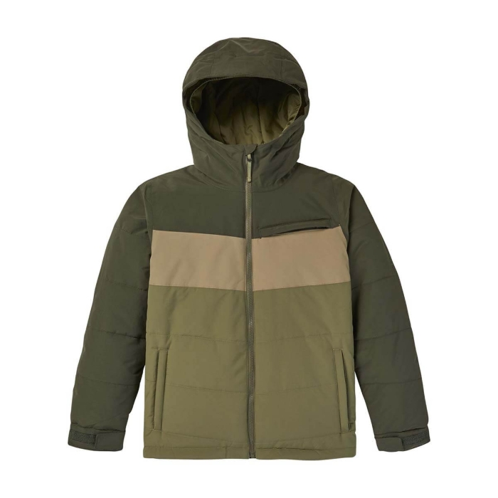 BURTON ROPEDROP KID JACKET FOREST NIGHT/MARTINI OLIVE/KELP L
