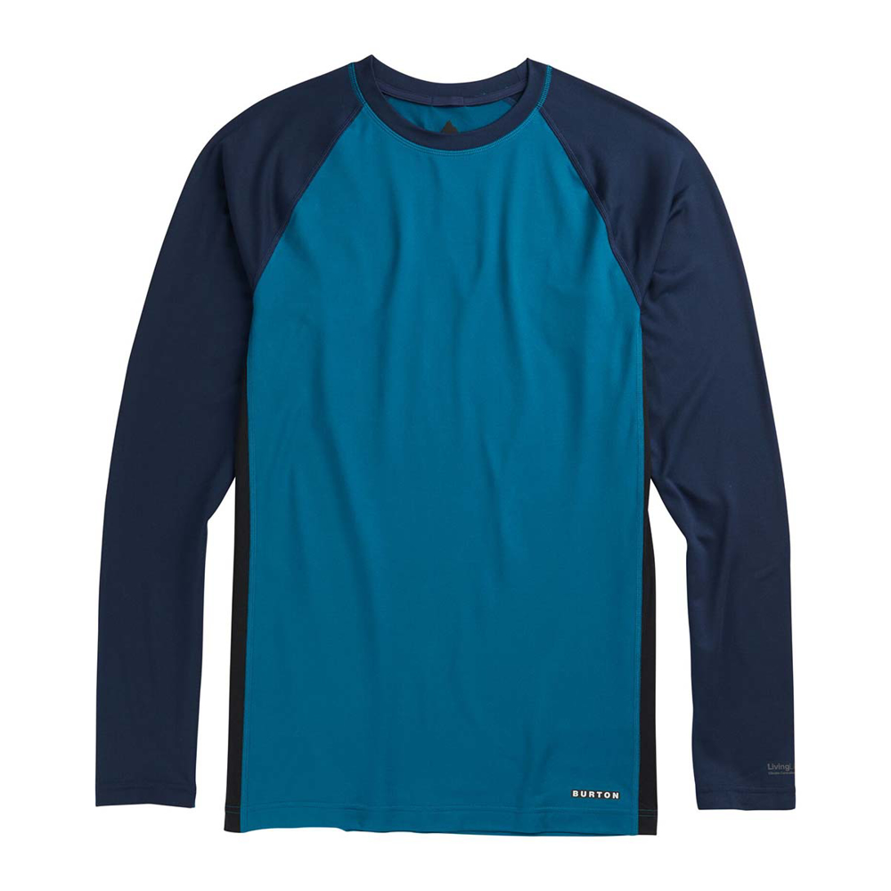 BURTON MIDWEIGHT X BASE LAYER CREW PULLOVER LYONS BLUE/DRESS BLUE M