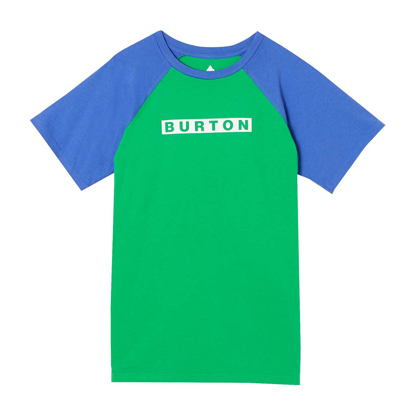 BURTON VAULT KID T-SHIRT CLOVER GREEN/AMPARO BLUE L