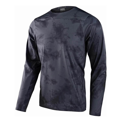 TROY LEE DESIGNS SKYLINE LS CHILL JERSEY TIE DYE CHARCOAL L
