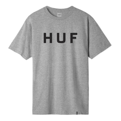 HUF ESSENTIALS OG LOGO S/S GREY HEATHER XL