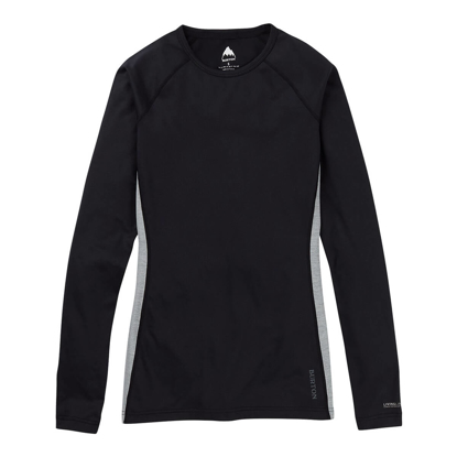 BURTON MIDWEIGHT X BASE LAYER W CREW TRUE BLACK M