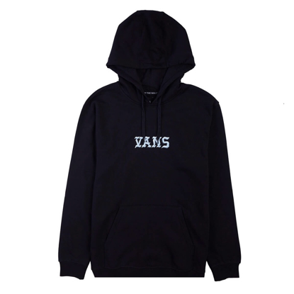 VANS CROSSBONES PULLOVER HOODIE BLACK L