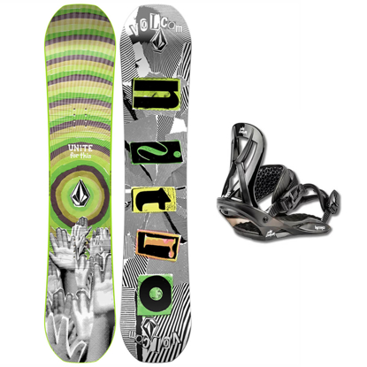 NITRO SET N RIPPER KIDS X VOLCOM 126 & CHARGER MINI S KID ASSORTED 126