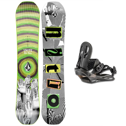 NITRO SET N RIPPER YOUTH X VOLCOM 132 & CHARGER M KID ASSORTED 132
