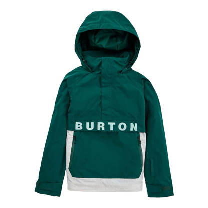 BURTON FROSTNER W ANORAK JACKET BOTANICAL GARDEN/STOUT WHITE S