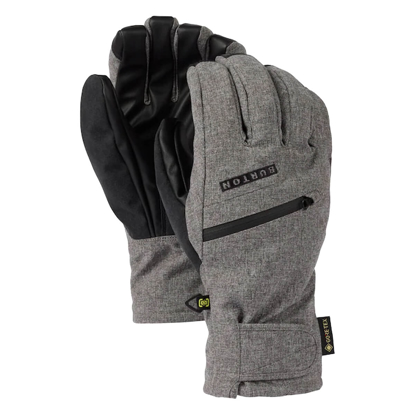 BURTON GORE UNDER GLOVES GRAY HEATHER M