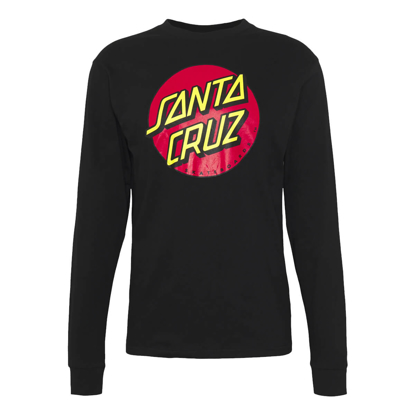 SANTA CRUZ CLASSIC DOT LONGSLEEVE BLACK M