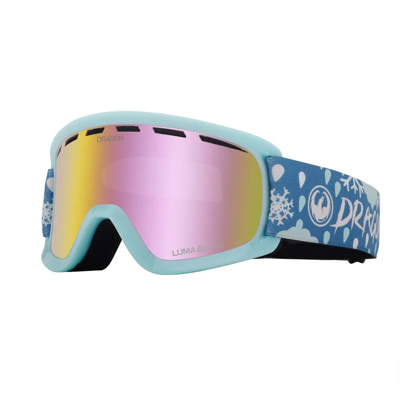 DRAGON LIL D BASE ION KID GOGGLES SNOWDANCE/LUMALENS PINK ION UNI