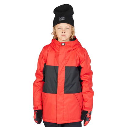 DC DEFY YOUTH JACKET RACING RED 10/S