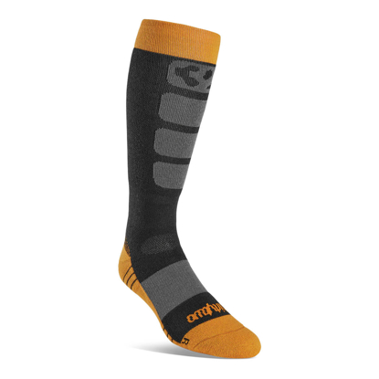 32 TM MERINO SOCKS BLACK/ORANGE S/M