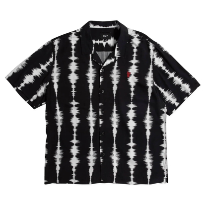 HUF SEISMOGRAM S/S RESORT SHIRT BLACK L