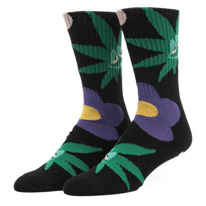 HUF ALLERGIES CREW SOCK BLACK UNI