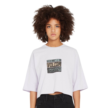 VOLCOM DRUMSTONE W T-SHIRT LIGHT ORCHID XS