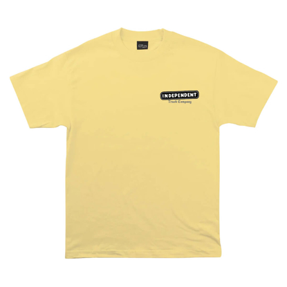INDEPENDENT GFL TRUCK CO. T-SHIRT VINTAGE YELLOW M
