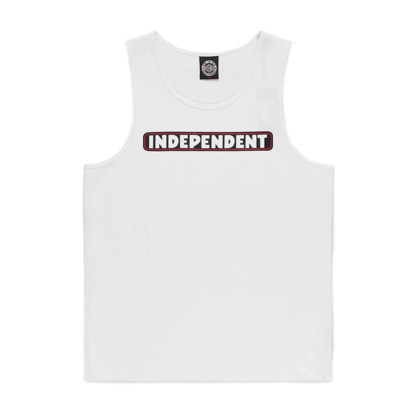 INDEPENDENT BAR LOGO VEST WHITE XL