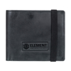 ELEMENT STRAPPER LEATHER WALLET BLACK UNI