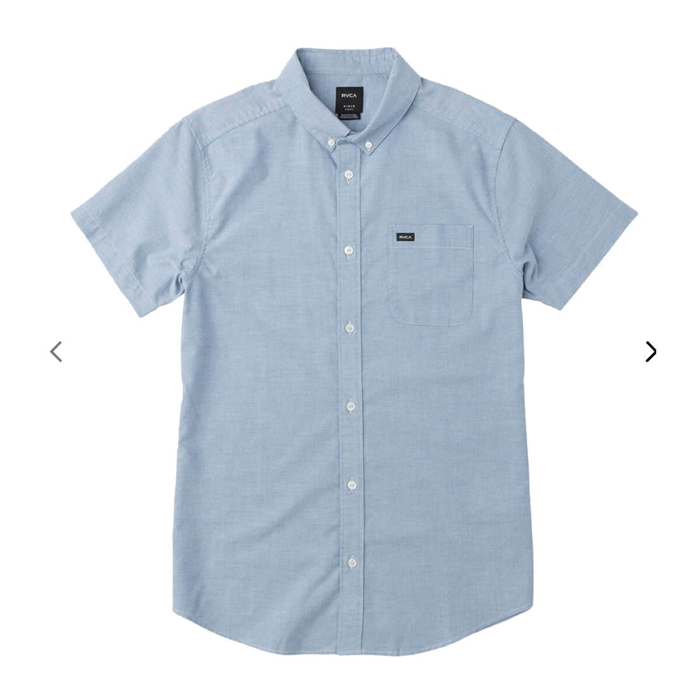 RVCA THATLL DO STRETCH SHIRT OXFORD BLUE S
