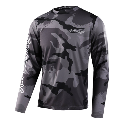 TROY LEE DESIGNS FLOWLINE LS JERSEY CAMS CARBON S